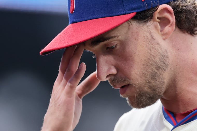 Phillies starter Aaron Nola is 0-5 with a 6.43 ERA through five starts.