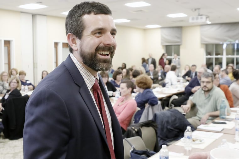 Jeff Brown, assistant commissioner, Medicinal Marijuana at NJ Department of Health, answers questions after speaking with a group of health professionals about cannabis and its benefits, at Samaritan Center in Voorhees on Oct. 25, 2018.