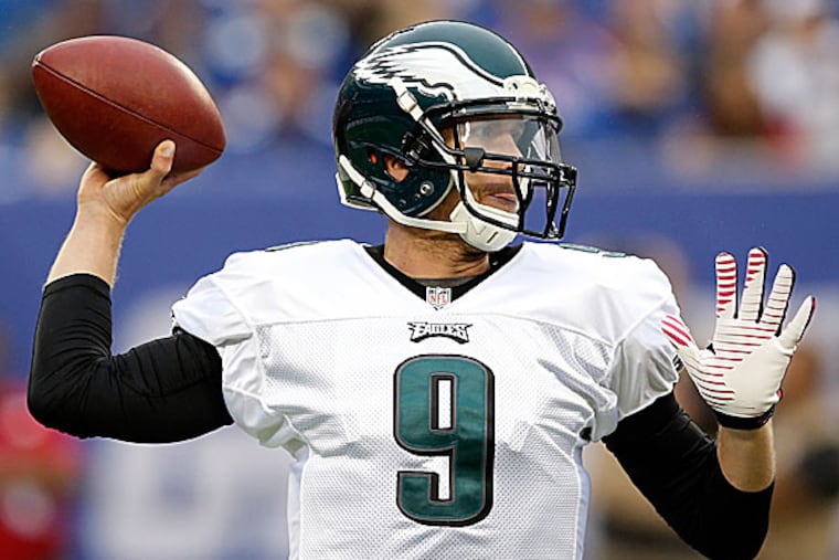 Eagles quarterback Nick Foles. (Kathy Willens/AP)