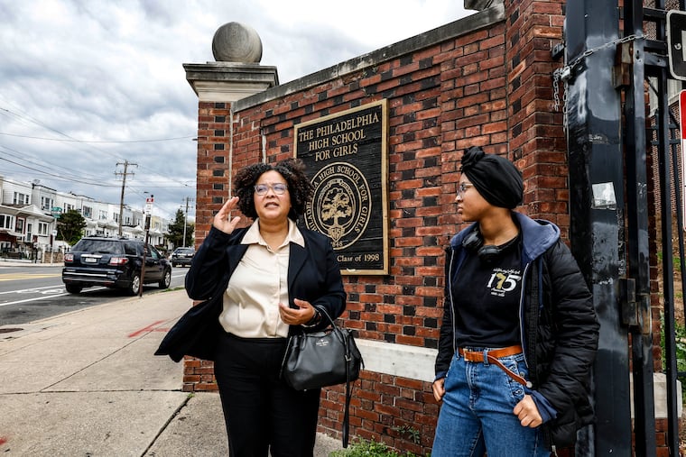 Deanda Wilson, president of the Girls' High Parent Teacher Daughter Association, and her daughter, Sarah Wilson, a junior, helped advocate to halt cuts to the school.
