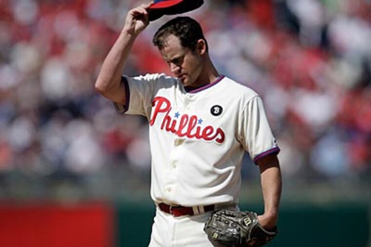 Phillies starter Roy Oswalt was placed on the disabled list with lower back inflammation. (David Maialetti/Staff file photo)