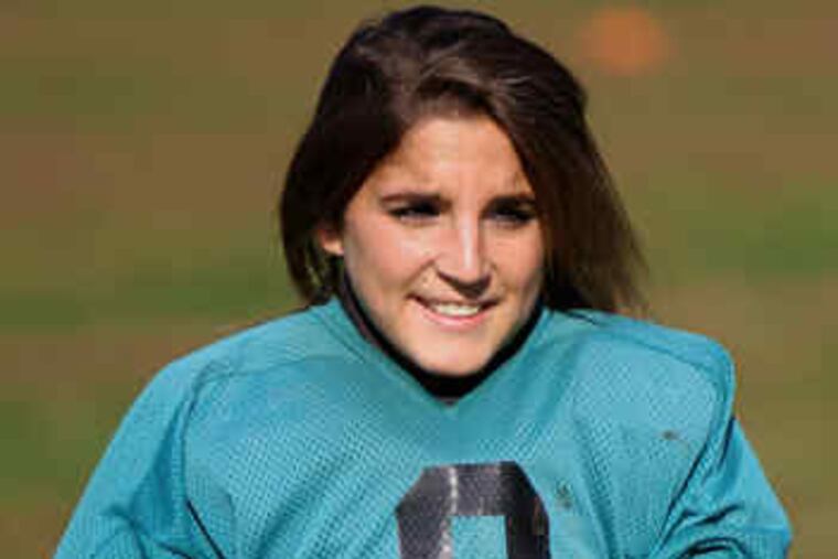 Gab Gioffre played junior varsity field hockey as a freshman, earning honors as rookie of the year. She has also competed as a swimmer and a diver.