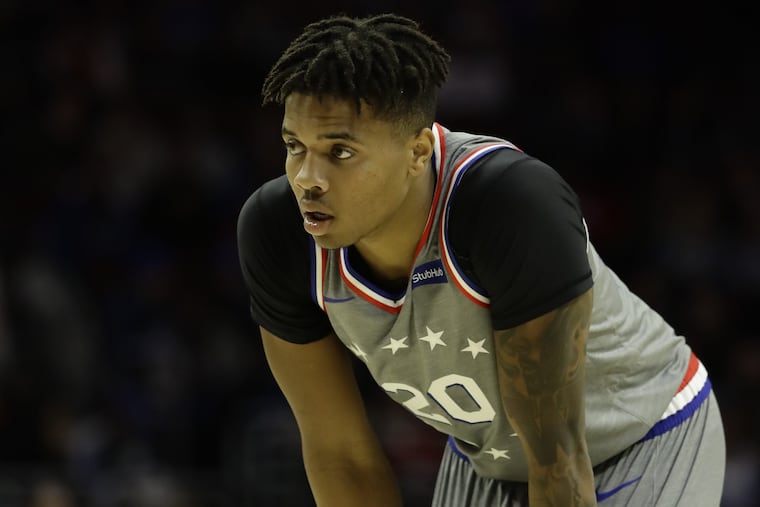 Sixers guard Markelle Fultz.