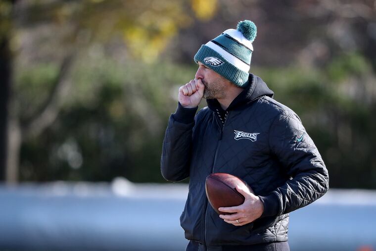 Former Eagles offensive coordinator Mike Groh will reportedly be the wide receivers coach for the Colts.