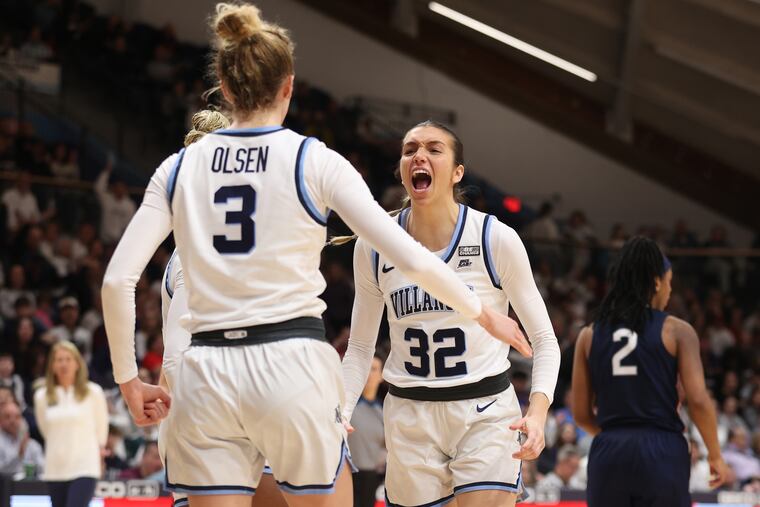 Bella Runyan and Lucy Olsen combined for 32 points in Villanova's win over Seton Hall.