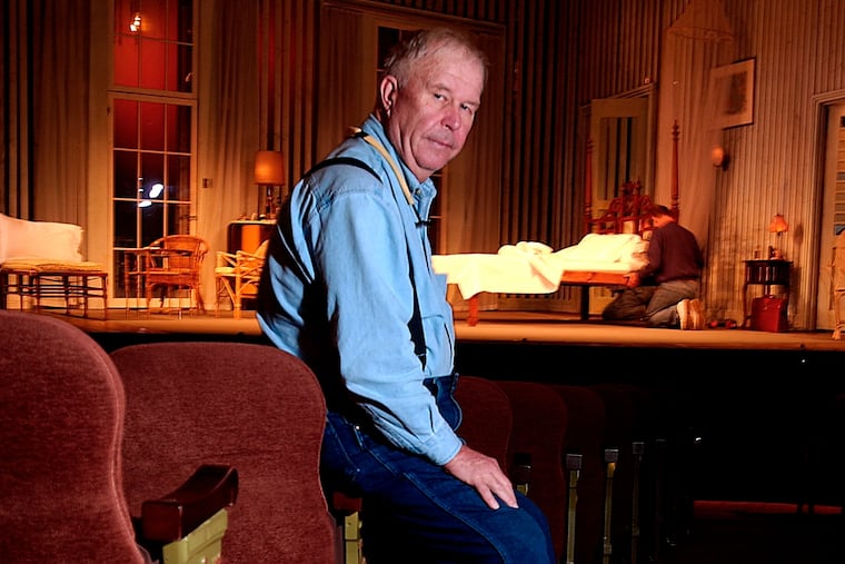 In this October 2003 photo, actor Ned Beatty posed at New York's Music Box Theatre, where he played the role of Big Daddy in a new production of Tennessee Williams' "Cat on a Hot Tin Roof."