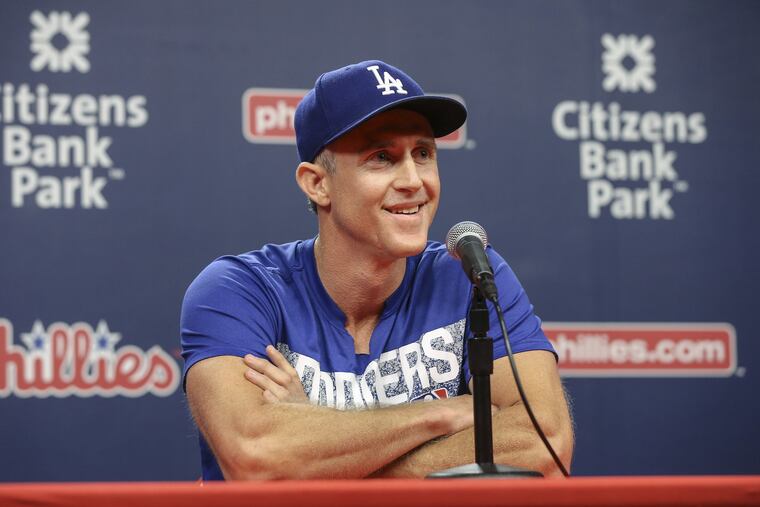Chase Utley is back at Citizens Bank Park one last time during the regular season.