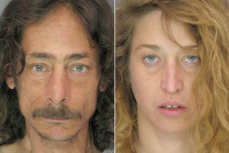 James Handzus, left, and Tamara Vincent allegedly used Handzus' 1959 Piper Comanche to transport a large quantity of methamphetamine, police said.