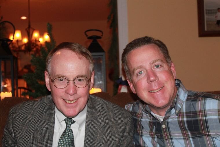 J. Russell Cullen and his son, Daniel F. Cullen, in an undated family photo.