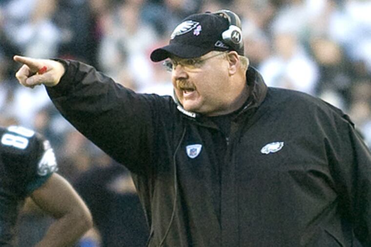 His new contract extension gives Andy Reid more time to get the Eagles to the promised land. (Clem Murray / Staff Photographer)