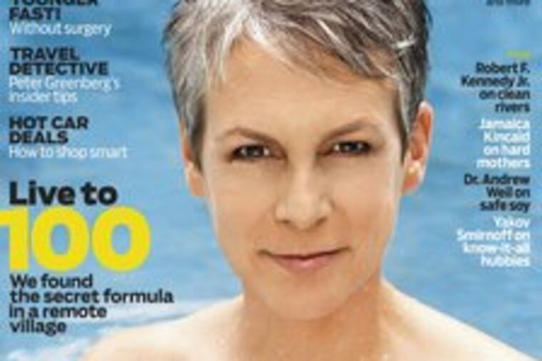 Jamie Lee Curtis is proud of that gray on the cover of AARP The Magazine: "I want to be older."