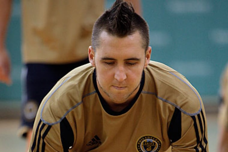 "We seem to find every single way of shooting ourselves in the foot," Union captain Danny Califf said. (David Maialetti/Staff file photo)