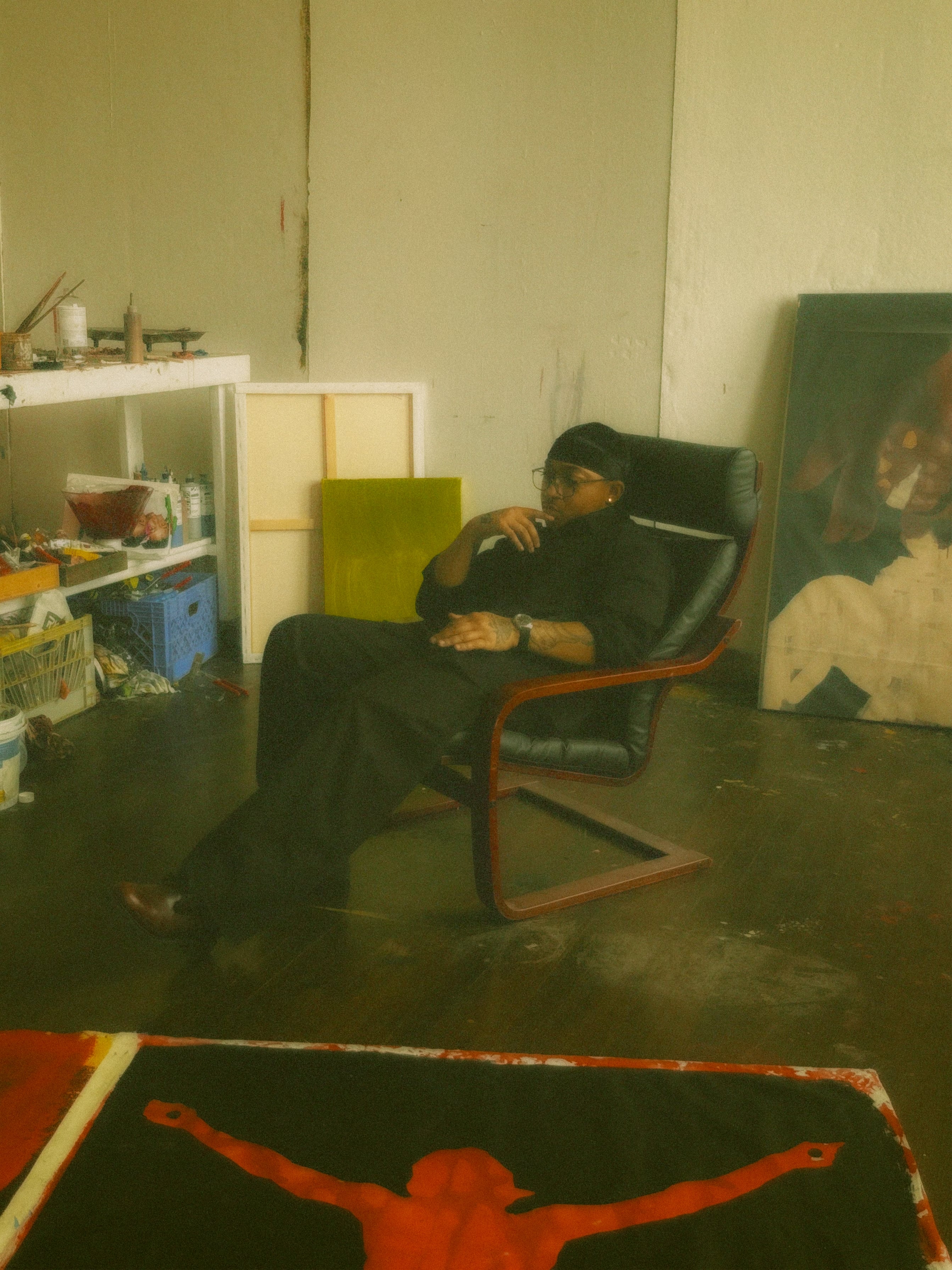 Philly artist Nazeer Sabree hears his paintings before he sees them: ‘I’m making an album’