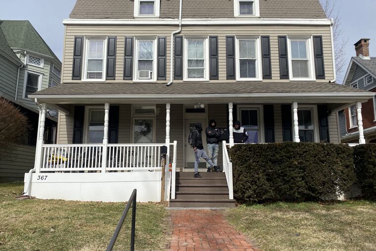 The home in the 300 block of Chestnut Street in Coatesville where police say a 4-year-old boy died of a gunshot wound on Monday night.