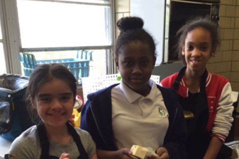 Selena Rivera (from left) Bibeta Nana, and Riely Brown at Team Up Philly.