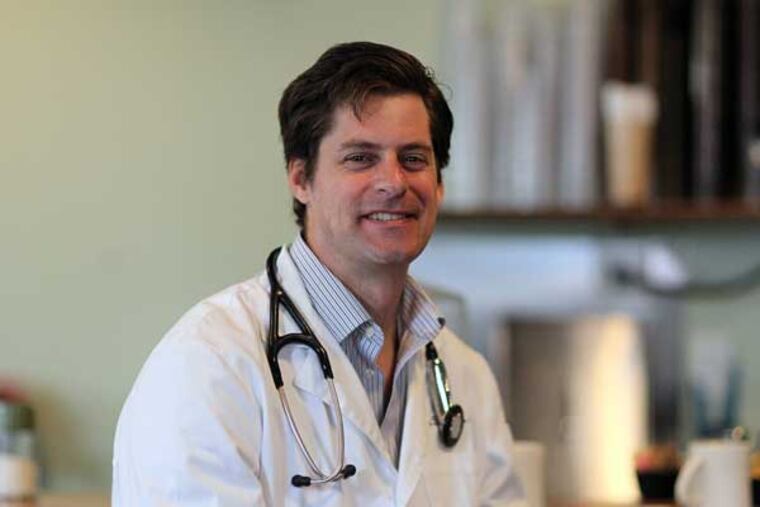 Dr. Bruce Hopper at Honey's Sit 'N Eat.