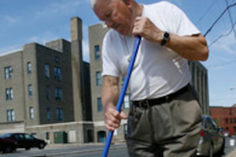 Wasyl Tanczak, 82, on the 100 block of Wildey Street. "I don't have a problem with trash here," he said. Said a mayoral spokesman of the New Orleans mayor's comments: "We've moved on."