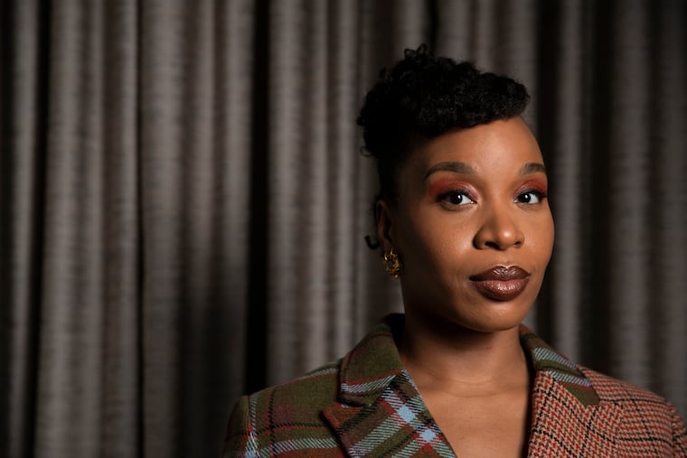 Chinonye Chukwu, director of the film “Till” posed for a portrait at the Ritz Carlton in Philadelphia, on Thursday, October 20, 2022. Chukwu attended Temple University for film school.
