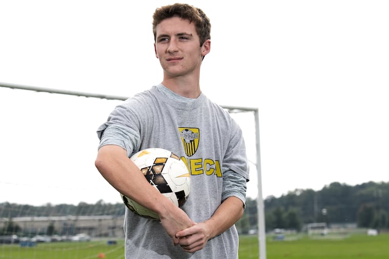 Seneca junior Luke Leach set the school's record for goals scored in a season on Wednesday.