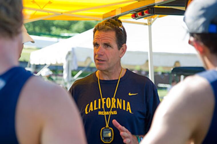 Before taking a job at Cal, Mike Teti coached the U.S. Eight to gold in Athens and bronze in Beijing. (Clem Murray/Staff Photographer)