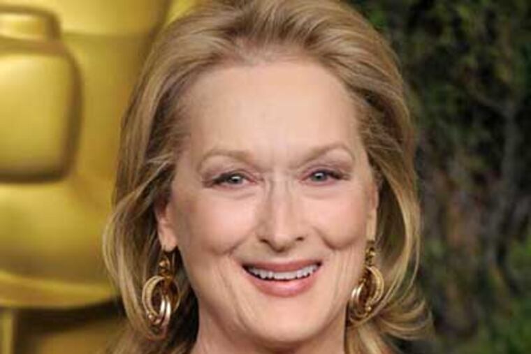 Meryl Streep poses at the 31st Academy Awards Nominees Luncheon in Beverly Hills, Calif., Monday, Feb. 6, 2012. (AP Photo/Chris Pizzello)