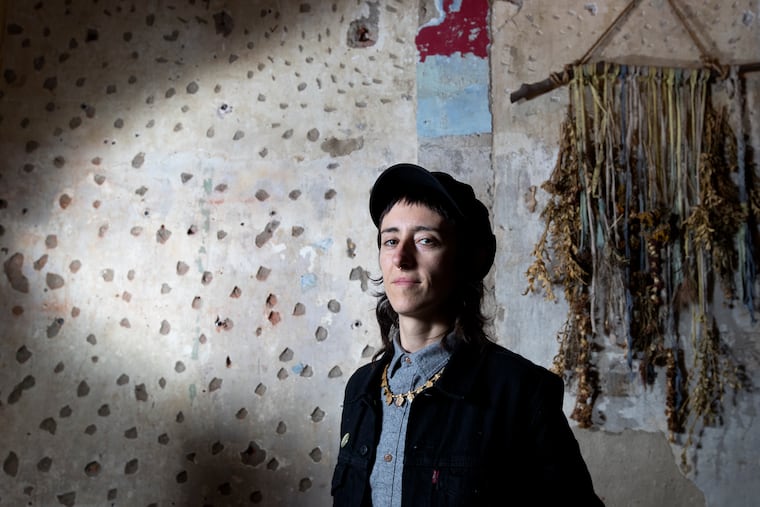 Lauren D’Auria at Palo Santo Wellness Boutique Yoga on Nov. 20, 2019. Yoga has provided the sense of community, structure, and support she misses from her years in the church, which she left.