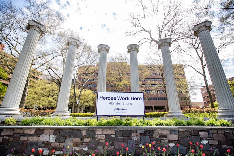Einstein Medical Center Philadelphia will be furloughing some of its staff. Photographed April 15, 2020.