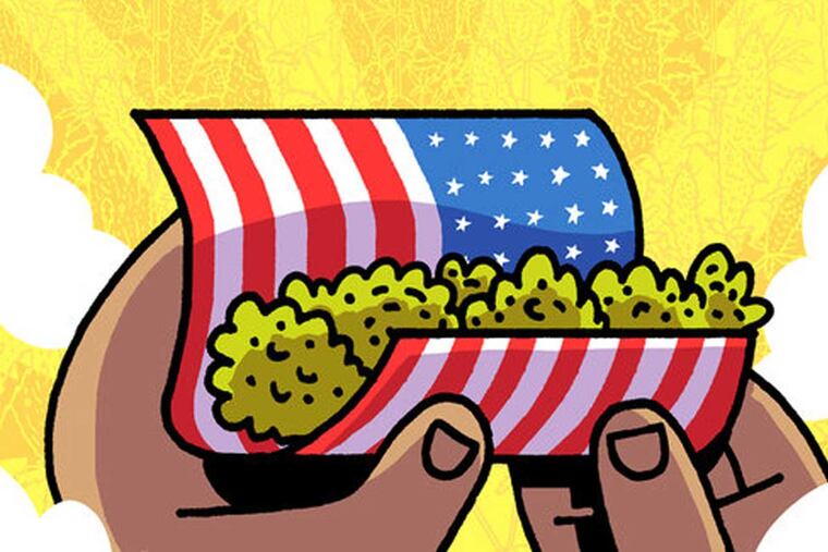 Illustrator Box Brown of Philadelphia will sign copies of his book "Cannabis: The Illegalization of Weed in America" on April 20, 2019