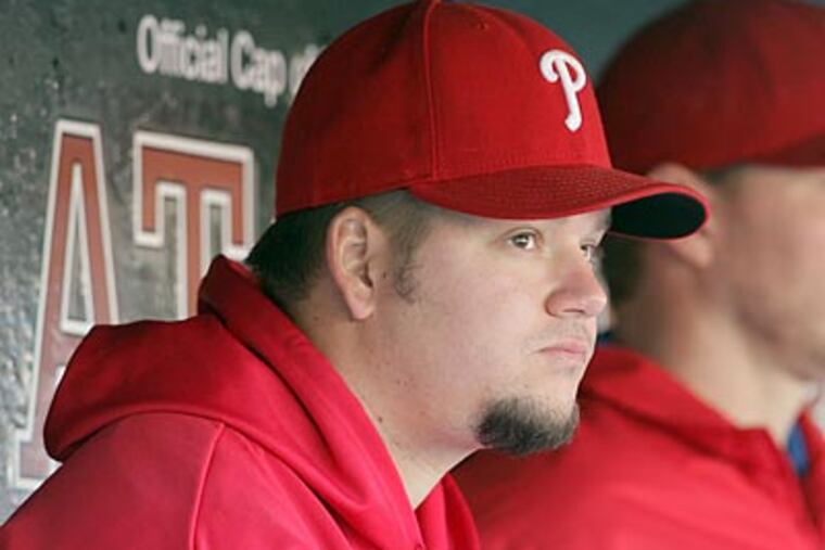 Joe Blanton will make his first start of the postseason in Game 4. (Yong Kim/Staff Photographer)