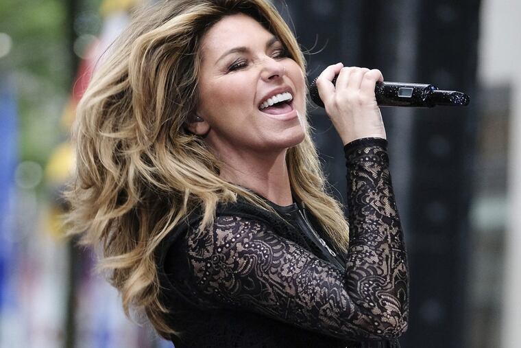 In this June 16, 2017, file photo, Shania Twain performs at Rockefeller Plaza in New York.