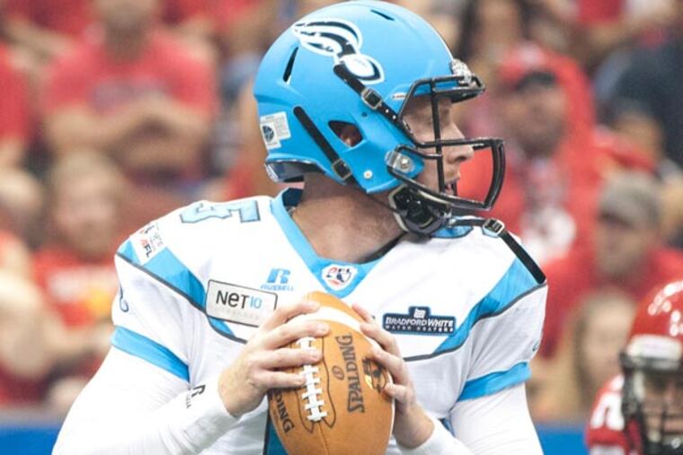 Soul quarterback Dan Raudabaugh. (Photo by Joshua Phillips)