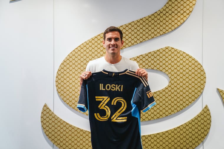 Milan Iloski will wear the No. 32 jersey for the Union for the rest of this year.