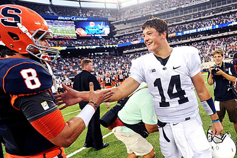 Penn State quarterback Christian Hackenberg. (Jason Plotkin/York Daily Record/AP)