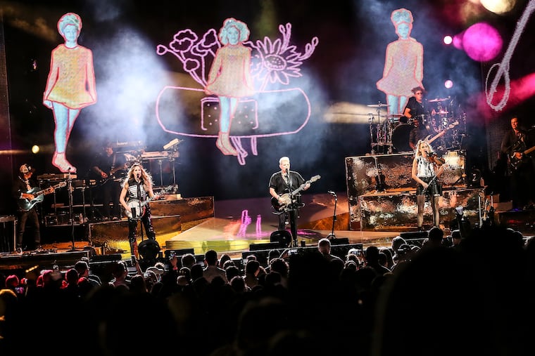 The Chicks preforming at the Freedom Mortgage Pavilion in Camden Friday night.