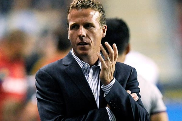 Union manager John Hackworth. (Michael Perez/AP file photo)