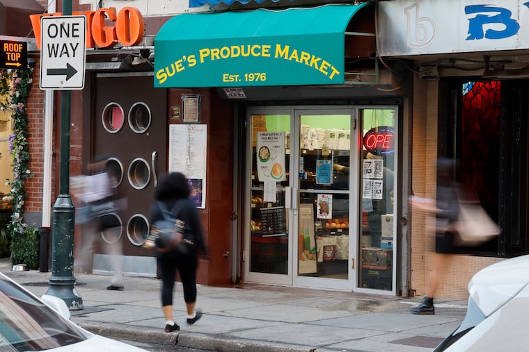 Sue’s Produce Market, 114 South 18th Street in Philadelphia on Wednesday, September 16, 2026.