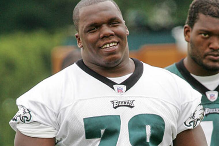 Broderick Bunkley was the Eagles' top draft pick in 2006. (Tom Mihalek/AP file photo)