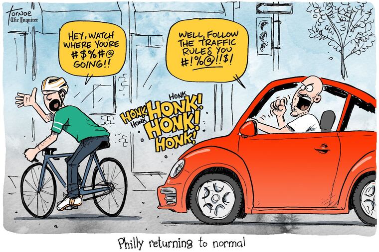 Rob Tornoe's cartoon for Friday, May 14, 2021.