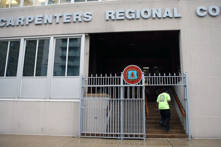 The Metropolitan Regional Council of Carpenters' locus of leadership is moving from its headquarters at 18th and Spring Garden Streets.