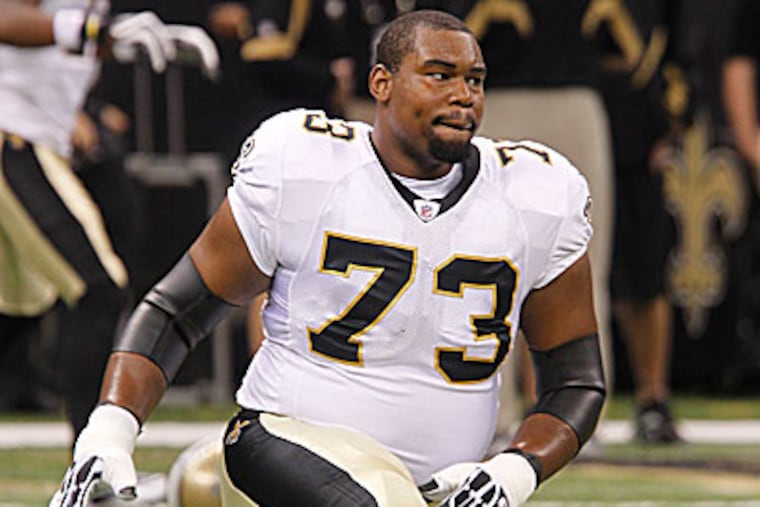 The Eagles selected Max Jean-Gilles nine picks before the Saints selected Jahri Evans in the 2006 NFL draft. (Bill Haber/AP)