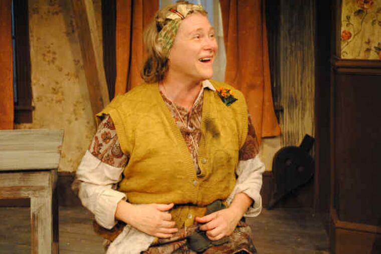 April Woodall plays the title character in the 1961 "Everybody Loves Opal," collecting cast-offs and hauling them home.