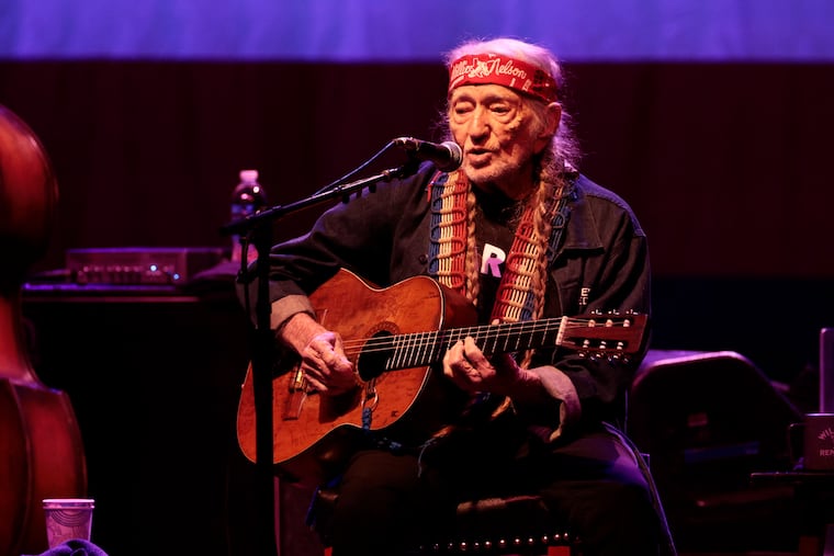 Willie Nelson performs during the Outlaw Music Festival at Freedom Mortgage Pavilion in Camden on Friday, September 12, 2025. On Sept. 24, Willie Nelson & Family and Neil Young and the Chrome Hearts will play a coheadlining date at the Highmark Mann.