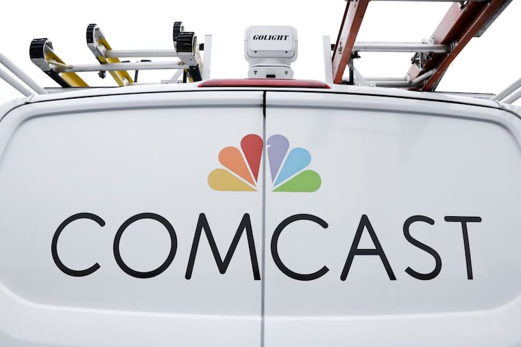 FILE- A Comcast truck is shown on Jan. 24, 2019, in Pittsburgh.