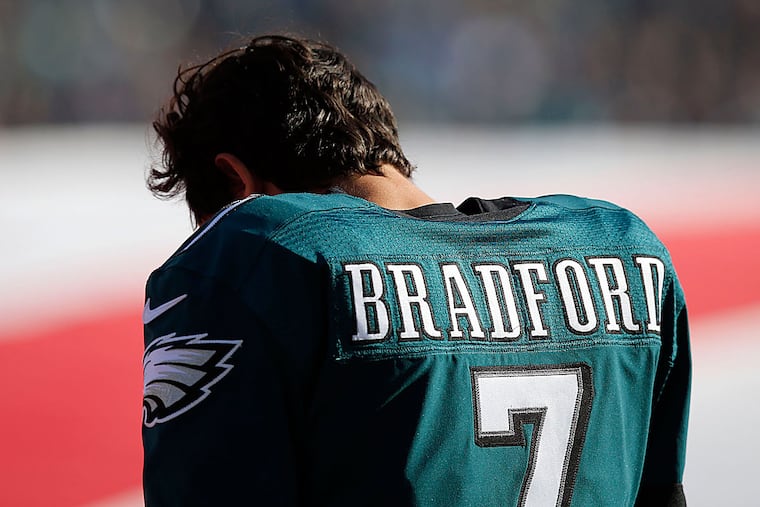 Eagles quarterback Sam Bradford.