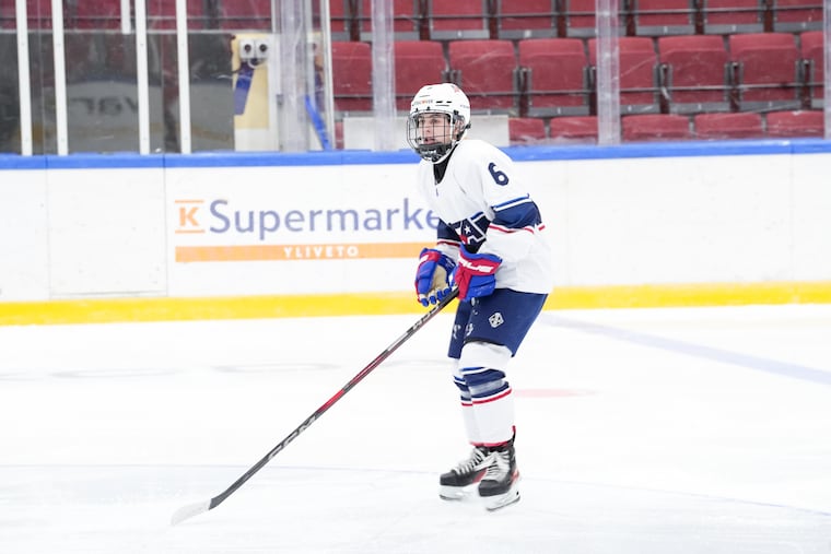 Phoenixville's Sloane Hartmetz skates for Team USA.