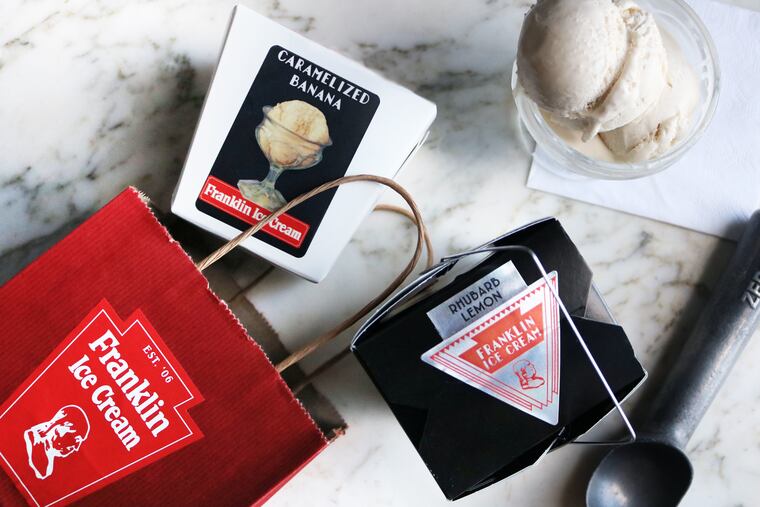 Sample flavors for members of the Franklin Fountain's Ice Cream Explorer's Club.