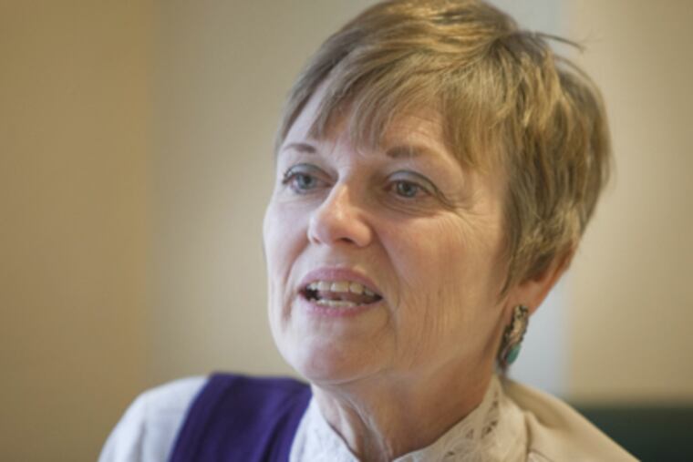 Beverly Dale, dubbed "Rev Bev" at Penn. (David M Warren / Staff Photographer)