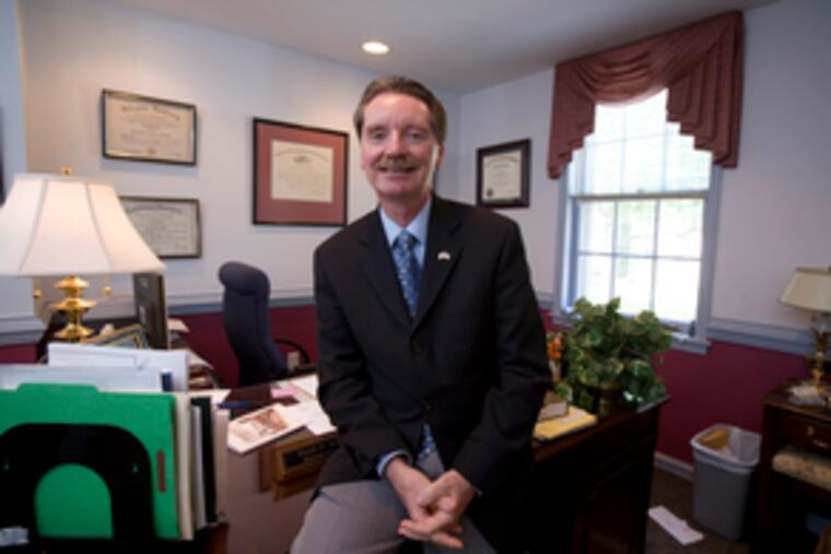 Frank Daly is one of the Democrats running for Common Pleas Court judge in Delaware County. He hopes to break into the ranks of the all-GOP court. Daly served for 10 years as mayor of Media.