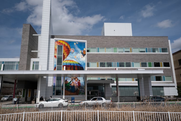 St. Christopher's Hospital for Children, in Philadelphia, March 16, 2020. Hospitals will carry enormous financial burdens is fighting the coronavirus, write Yale physicians.