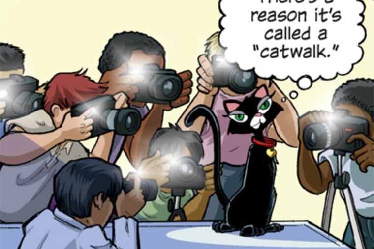 The cover of Cats are Supermodels, a new book by Daily News columnist Stu Bykofsky. He's a dog man.